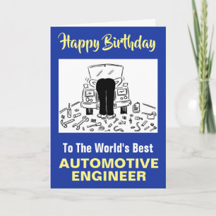 Carte Le meilleur ingénieur automobile au monde