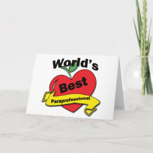Carte Le meilleur paraprofessionnel du monde
