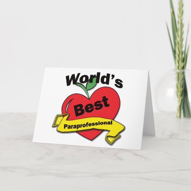 Carte Le meilleur paraprofessionnel du monde (Devant)