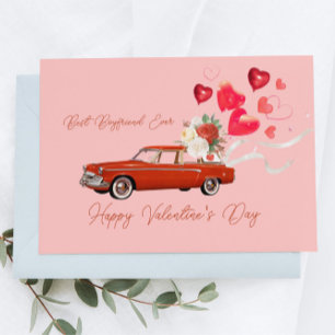 CARTE LE MEILLEUR PETIT AMI JAMAIS VINTAGE CAR VALENTINE