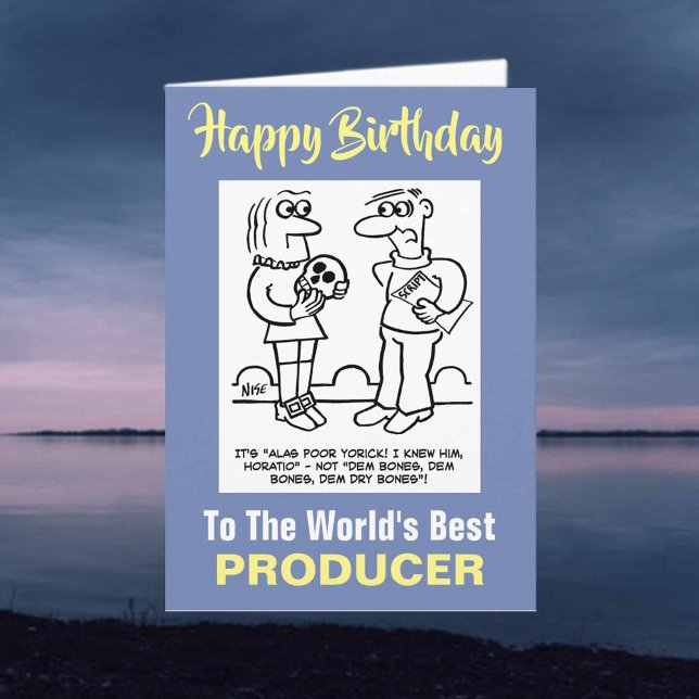 Carte Le meilleur producteur mondial - Joyeux anniversai (Créateur téléchargé)