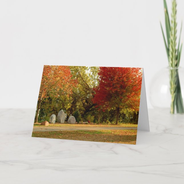 Carte Le Mémorial Dan Fogelberg en automne (Devant)