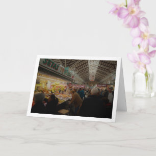 Carte Le Mercado Central, Valence, Espagne