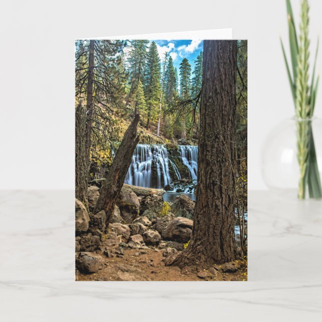 Carte Le MILIEU TOMBE SUR la RIVIÈRE de McCLOUD (Devant)