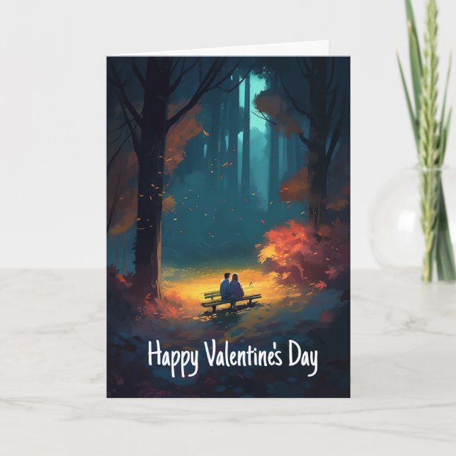 Carte Le monde Heureuse Sainte-Valentin vide sans vous (Devant)