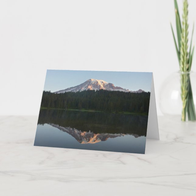 Carte Le Mont Rainier reflété Sunrise I (Devant)