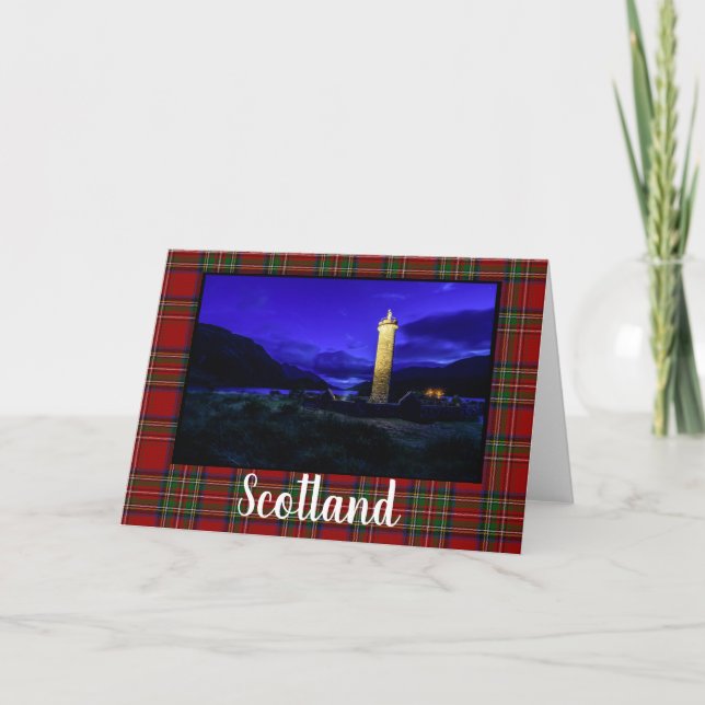 Carte Le monument de Glenfinnan (Devant)