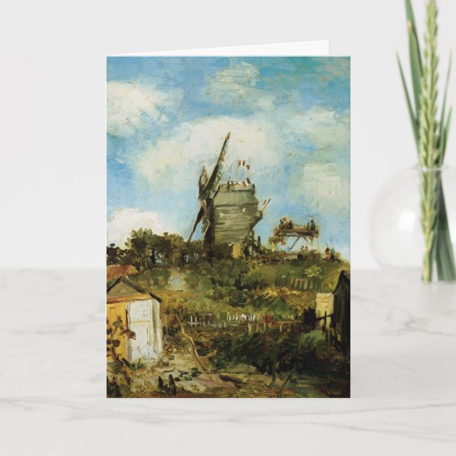 Carte Le Moulin de la Galette par Vincent van Gogh (Devant)