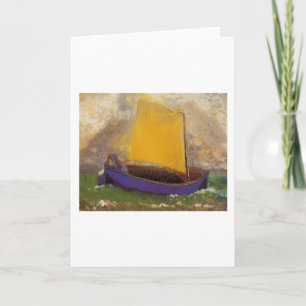 Carte Le mystérieux bateau - Odilon Redon