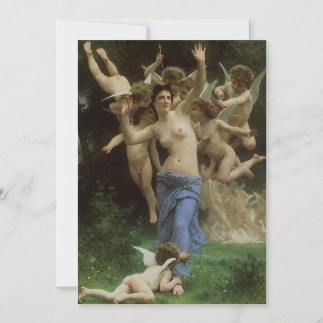 Carte Le nid de la guêpe par William Adolphe Bouguereau (Devant)
