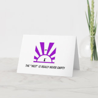 Carte Le nid vide