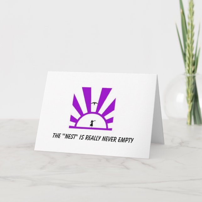 Carte Le nid vide (Devant)