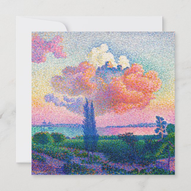 Carte Le nuage rose | Henri Edmond Cross | (Devant)