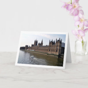 Carte Le Palais de Westminster sur la Tamise