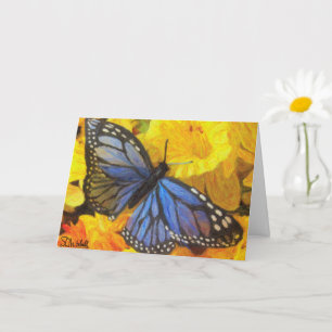 Carte Le papillon bleu de Steve