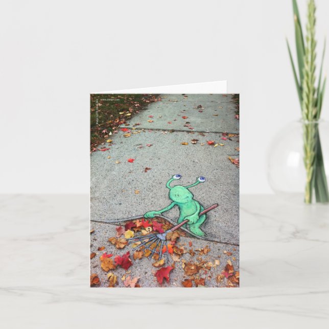 Carte le paresseux routard (Devant)