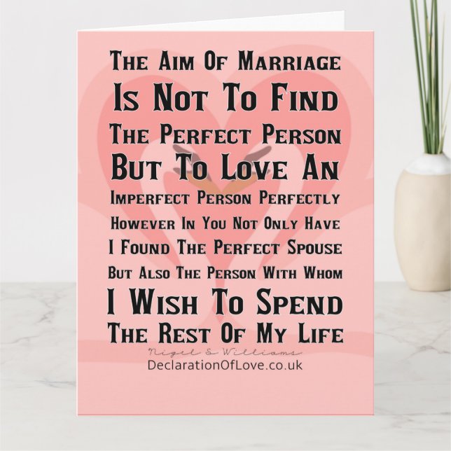 Carte Le parfait conjoint (Devant)