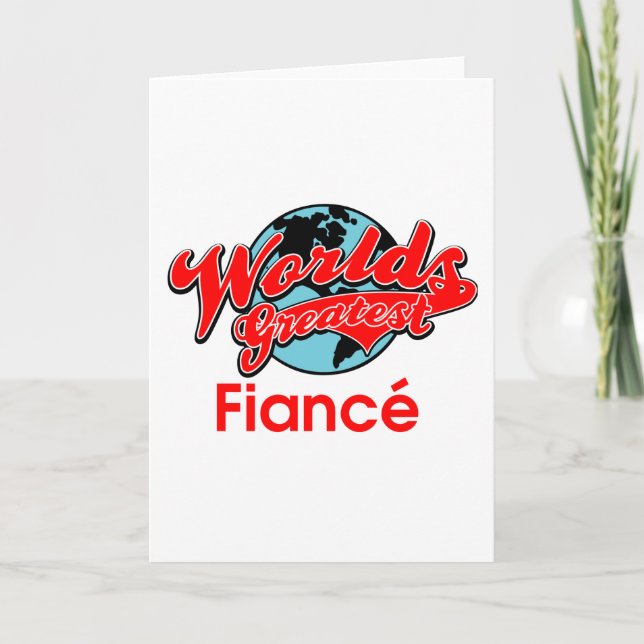 Carte Le plus grand fiancé du monde (Devant)