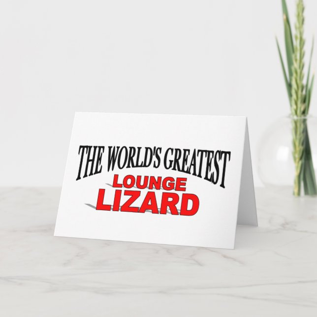 Carte Le plus grand Lizard-Salon du monde (Devant)