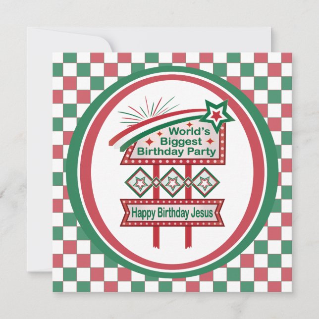 Carte Le plus grand marquee de fête d'anniversaire au mo (Devant)