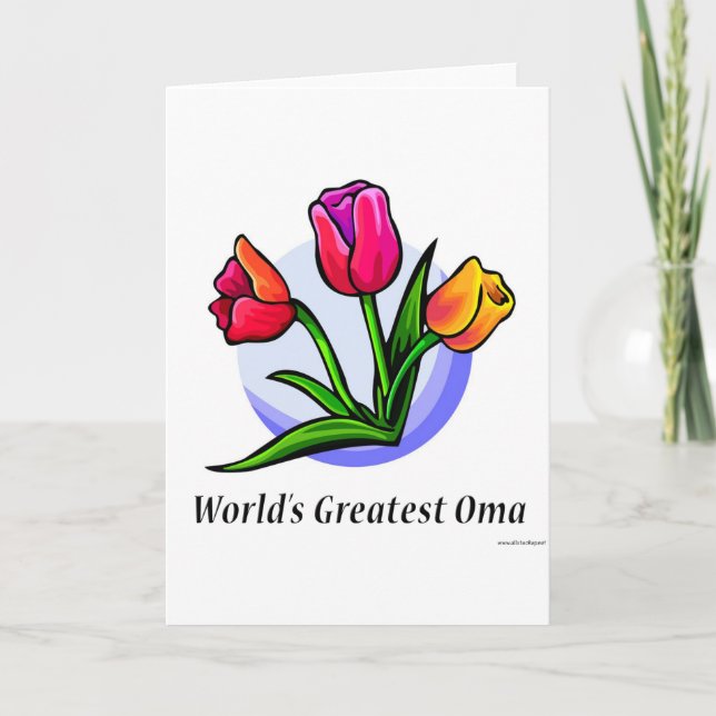 Carte Le plus grand Oma du monde (Devant)