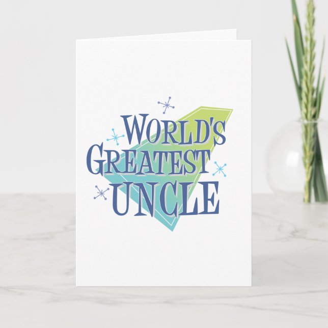 Carte Le plus grand oncle du monde (Devant)