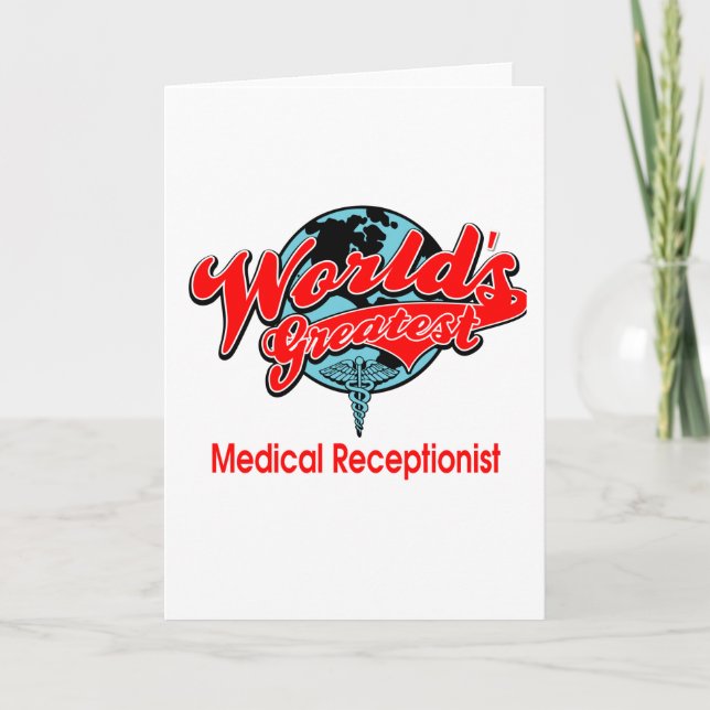 Carte Le plus grand réceptionniste Médicale du monde (Devant)