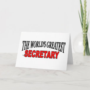 Carte Le plus grand secrétaire du monde