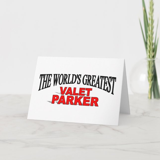 Carte Le plus grand valet Parker du monde (Devant)