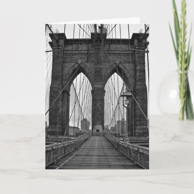 Carte Le pont Brooklyn à New York (Devant)