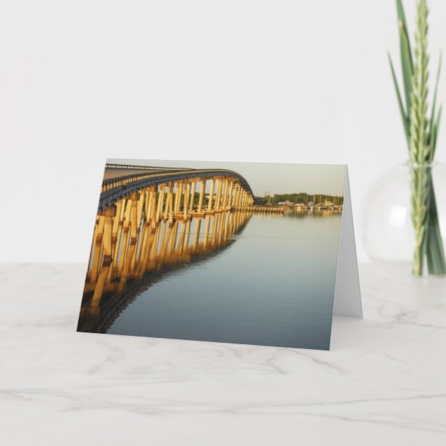 Carte Le pont chez Goodland, île de Marco, la Floride (Devant)