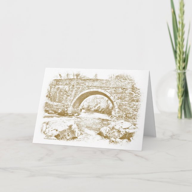 Carte Le Pont d'Aberglaslyn (Devant)