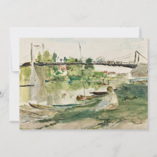 Carte Le Pont sur l'Oise   Berthe Morisot