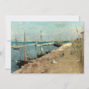 Carte Le port de Cherbourg Berthe Morisot