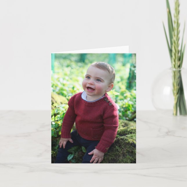 Carte Le prince Louis fête son premier anniversaire (Devant)