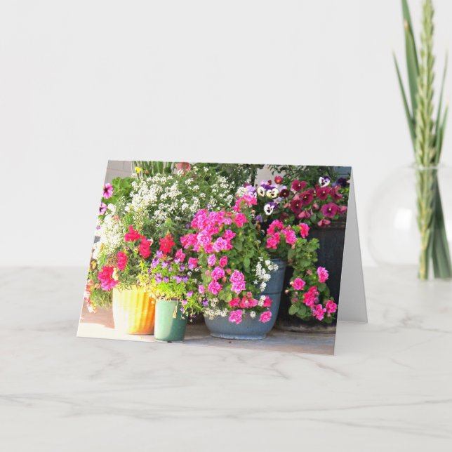 Carte Le printemps est arrivé ! (Devant)