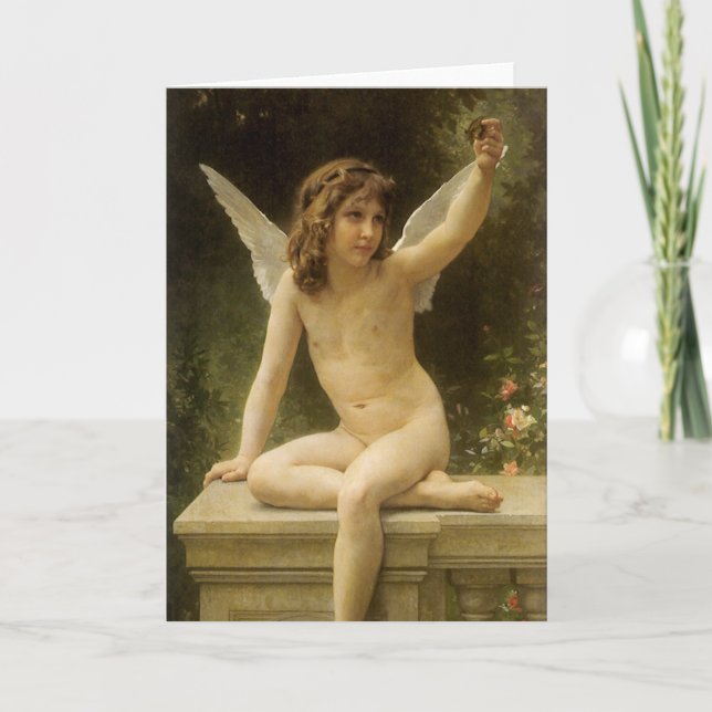 Carte Le Prisonnier (Le Captif) par Bouguereau (Devant)