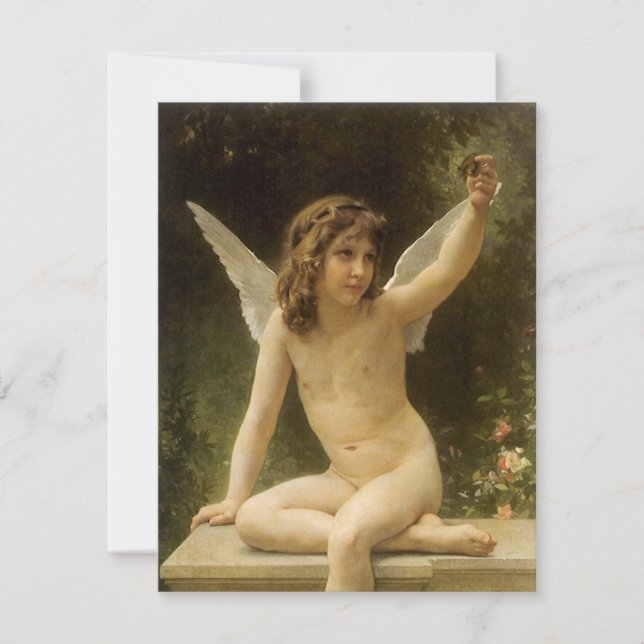 Carte Le Prisonnier (Le Captif) par Bouguereau (Devant)
