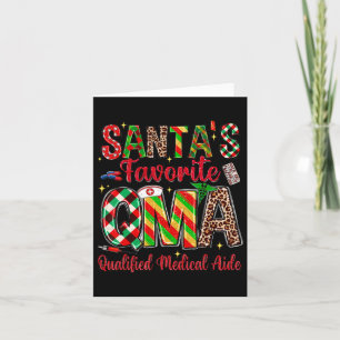 Carte Le Qma préféré du Père Noël Aide à la médication q