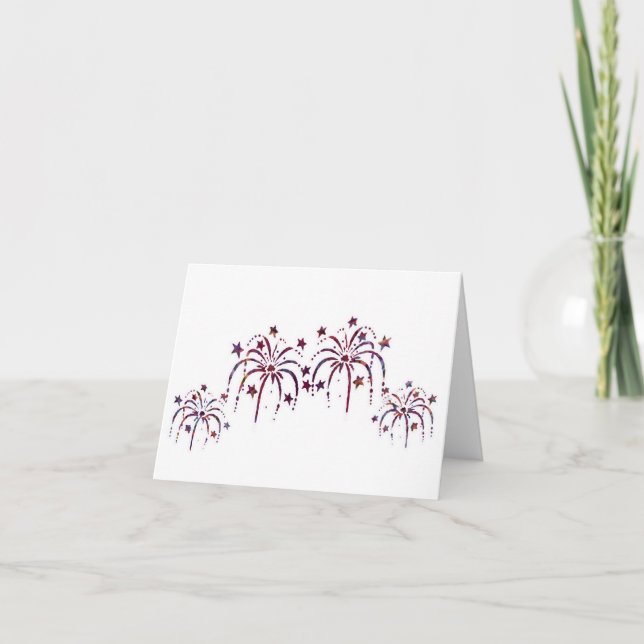 Carte le quatrième juillet (Devant)