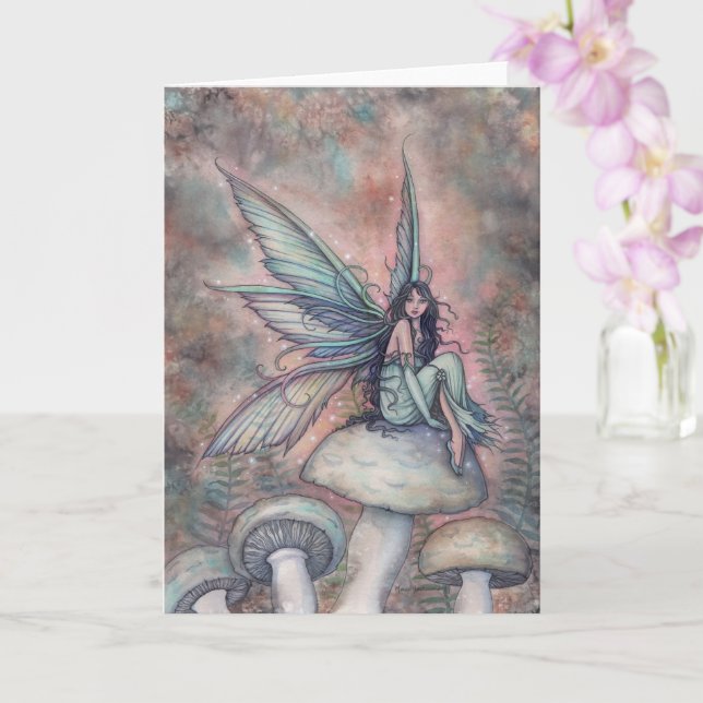 Carte Le reste de l'aquarelle Luna (Orchidée)