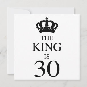 Carte Le Roi A 30 Ans