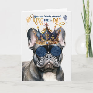 Carte Le Roi de Chien-taureau Noir pour une journée d'an