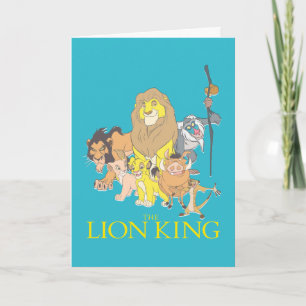 Carte Le Roi Lion   Titre et caractères