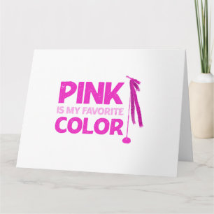 Carte Le rose est ma couleur favorite