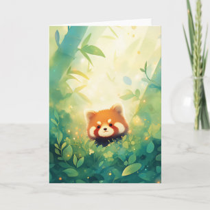 Carte Le Sanctuaire de Bambou Panda Rouge