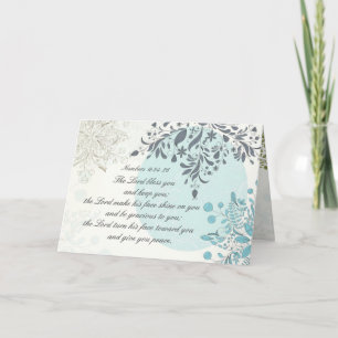 Carte Le Seigneur Vous Bénit, Numéros Bibliques 6:24, Vi