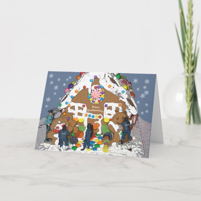 Carte Le siège de la police Gingbread House (Devant)