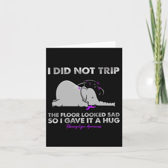 Carte Le Sol N'Était Pas Triste Donc Je L'Ai Donné Un H (Devant)