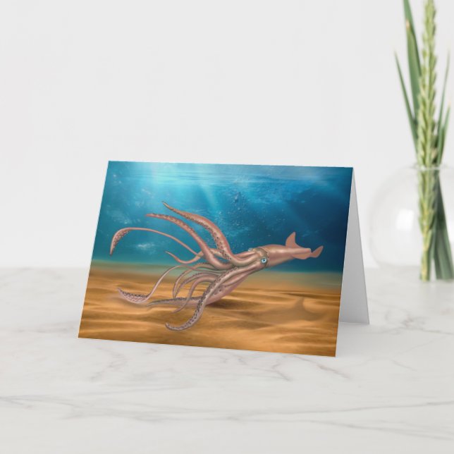 CARTE LE SQUIDE GÉANT (Devant)